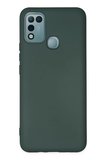 Newface İnfinix Hot 10 Play Kılıf Nano içi Kadife Silikon - Koyu Yeşil