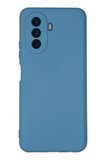 Newface Huawei Nova Y70 Kılıf Nano içi Kadife Silikon - Mavi