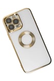 Newface Apple iPhone 14 Pro Max Kılıf Slot Silikon - Gold