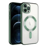 Newface Apple iPhone 14 Pro Max Kılıf Kross Magneticsafe Kapak - Koyu Yeşil