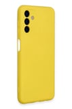 Newface Samsung Galaxy A24 4G Kılıf Nano içi Kadife Silikon - Sarı
