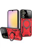 Newface Samsung Galaxy A05S Kılıf Joy Lens Standlı Kapak - Kırmızı