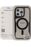 Newface iPhone 16 Pro Max Kılıf Boyi Magsafe Silikon Kapak - Kahverengi