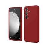 Newface Samsung Galaxy S24 FE Kılıf First Silikon - Kırmızı