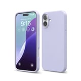 Newface Apple iPhone 16 Plus Kılıf Nano içi Kadife Silikon - Lila