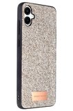 Onegif Samsung Galaxy A06 Bright Simli Kapak - Gold