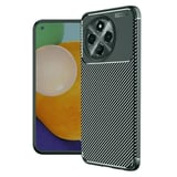 Newface Tecno Spark 30 Pro Kılıf Auto Focus Karbon Kapak - Koyu Yeşil