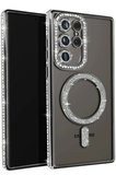 Newface Samsung Galaxy S23 Ultra Joke Simli Magneticsafe Kılıf - Siyah