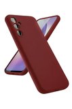 Newface Samsung Galaxy A24 4G Kılıf First Silikon - Bordo