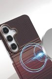 Newface Samsung Galaxy A35 5G Vega Magsafe Kapak - Kırmızı