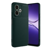 Newface Oppo A5 Pro 4G Kılıf Auto Focus Karbon Kapak - Koyu Yeşil