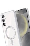 Newface Samsung Galaxy A55 5G Kross Magneticsafe Kapak - Gümüş