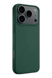 Newface Apple iPhone 17 Pro Max Nano içi Kadife Silikon - Koyu Yeşil