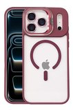 Joko Apple iPhone 17 Pro Remim Lensli Magsafe Standlı Kapak - Bordo