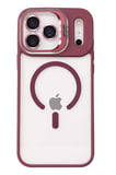 Joko Apple iPhone 17 Pro Remim Lensli Magsafe Standlı Kapak - Bordo