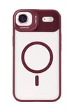Joko Apple iPhone 17 Air Remim Lensli Magsafe Standlı Kapak - Bordo