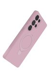 Newface Samsung Galaxy S25 Ultra Regal Magsafe Standlı Kapak - Açık Pembe