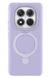 Newface Xiaomi Redmi Note 14 Pro 4G Regal Magsafe Standlı Kapak - Lila