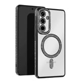 Newface Samsung Galaxy S23 FE Joke Simli Magneticsafe Kılıf - Siyah
