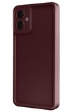 Newface Samsung Galaxy A07 4G Viera Silikon - Bordo