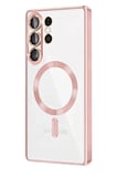 Newface Samsung Galaxy S26 Ultra Kross Magneticsafe Kapak - Rose