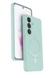 Newface Samsung Galaxy S26 Plus Regal Magsafe Standlı Kapak - Su Yeşili