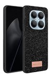 Onegif Xiaomi Redmi Note 15 Pro 5G Bright Simli Kapak - Siyah