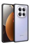 Newface Xiaomi Redmi Note 15 Pro Plus 5G Montreal Silikon Kapak - Siyah