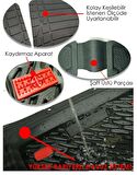 Skoda Fabia HB 2021 4D Havuzlu Universal Paspas Krom Gri