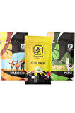 Meksika Peru Intense Blend Öğütülmüş Filtre Kahve Seti 3 x 200 g