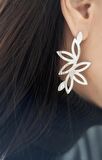 Lotus Küpe Silver
