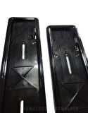 Siyah Plakalık Piano Black Plakalık 1 Takım 2 Adet