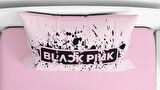 Black Pink 3D Dijital Baskılı Tek Kişilik Çarşafsız Nevresim Takımı Genç Odası
