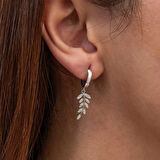 BlackCraft Gümüş Sallantılı Başak Kadın Küpe (BC-3E6D32)