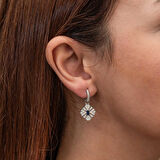 BlackCraft Gümüş Zirkon Taşlı Kadın Küpe (BC-E061AA)