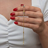 BlackCraft Gümüş Renkli Top Dorika Kadın Bileklik (BC-4CF62F)