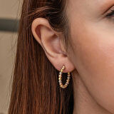 BlackCraft Gümüş Dorika Kadın Küpe (BC-5C4477)