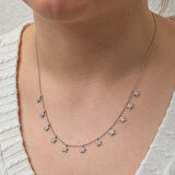 BlackCraft Gümüş Yıldız Şans Kadın Kolye (BC-7A7041)