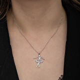 BlackCraft Gümüş Balerin Kadın Kolye (BC-511E37)