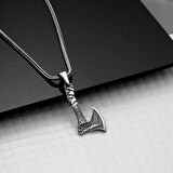 BlackCraft 925 Ayar Gümüş Balta Erkek Gümüş Kolye (BC-170862)