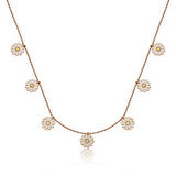 BlackCraft 925 Ayar Gümüş Papatya Şans Kadın Gümüş Kolye (BC-C51BC3)