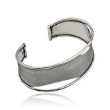 BlackCraft 925 Ayar Gümüş Eskitme Desenli Bilezik (BC-3714FE)