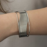 BlackCraft 925 Ayar Gümüş Eskitme Desenli Bilezik (BC-3714FE)