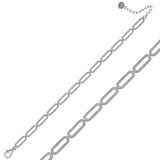 BlackCraft 925 Ayar Gümüş Oval Taşlı Bileklik (BC-10327D)