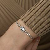 BlackCraft Gümüş Baget Bileklik (BC-1E2F8A)