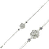 BlackCraft 925 Ayar Gümüş Papatya Bileklik (BC-0F81A1)