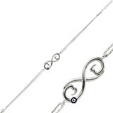 BlackCraft Gümüş Nazarlı Sozsuzluk Kadın Bileklik (BC-869264)