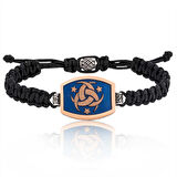 BlackCraft Gümüş Teşkilat-ı Mahsusa Makrome Erkek Bileklik (BC-ADC09E)