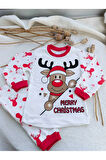 MERRY CHRISTMAS , Noel Christmas Yılbaşı Temalı Çocuk Pijama Takımı