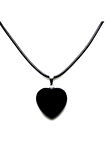 Siyah Kalp Kolye
